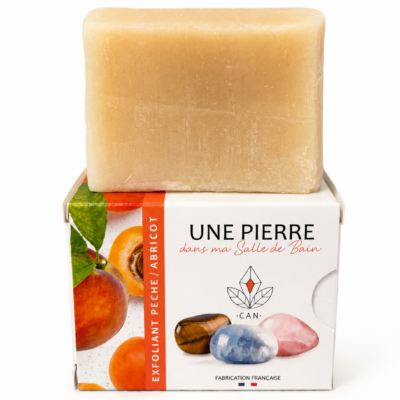 Savon exfoliant abricot + pierre